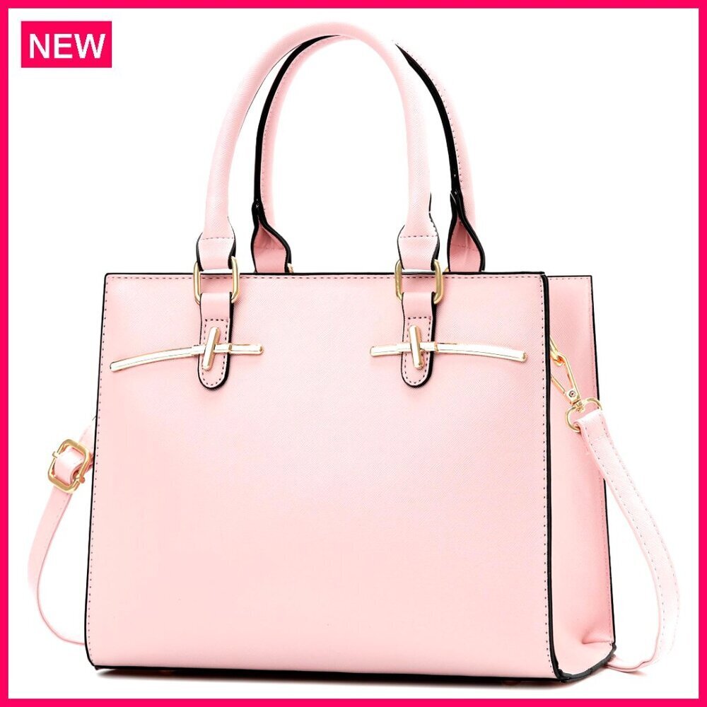 PU Leather Crossbody Shoulder Bag with Adjustable Strap and Multiple Pockets